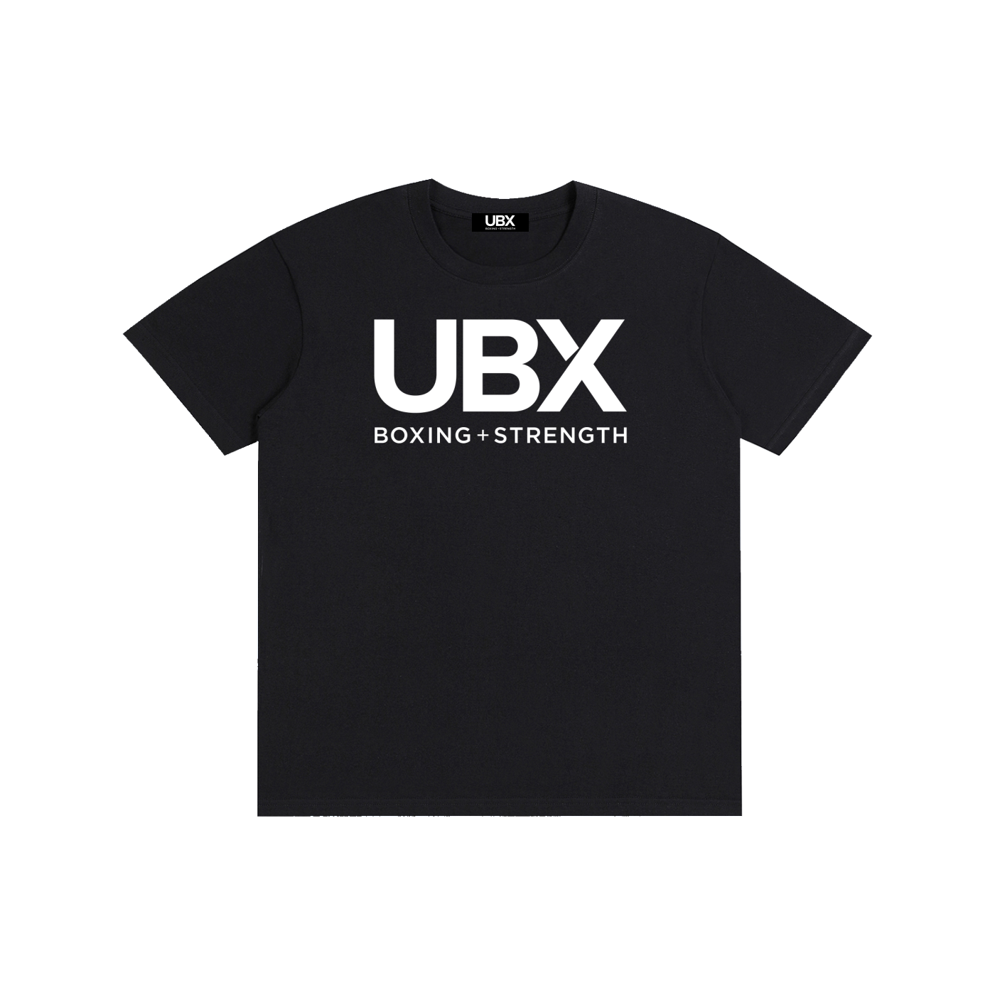 UBX Classic Cotton T-Shirt Classic Black — front view flat lay