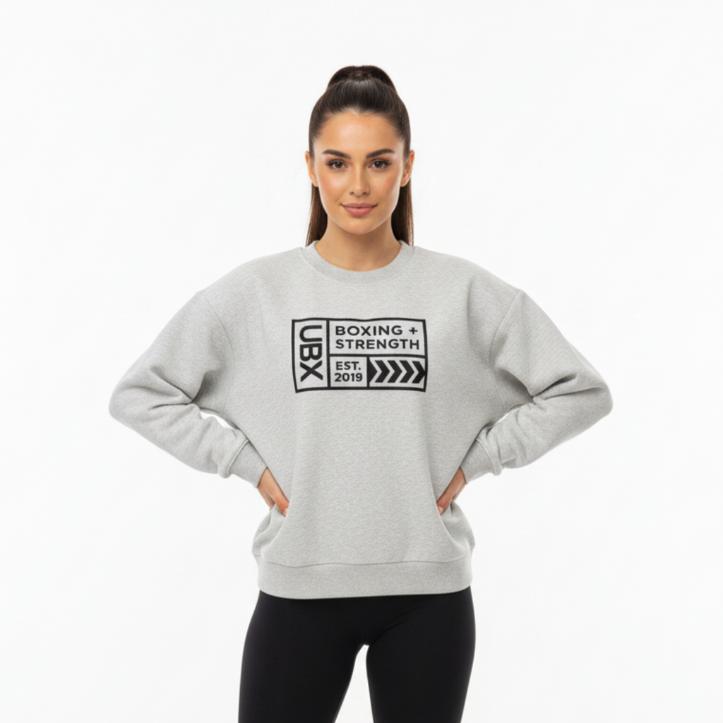UBX Baseline Crewneck Sweater - Dark Print