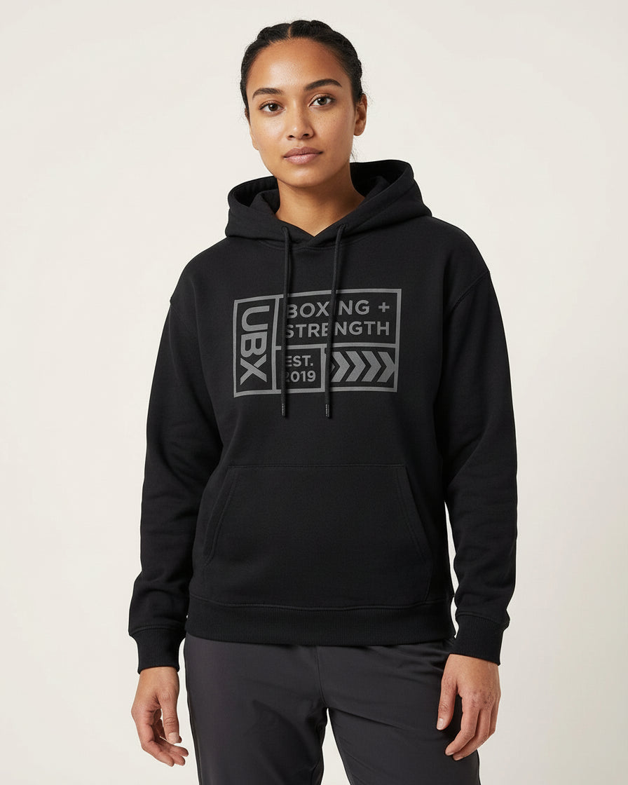 UBX Baseline Fleece Hoodie - Dark on Dark