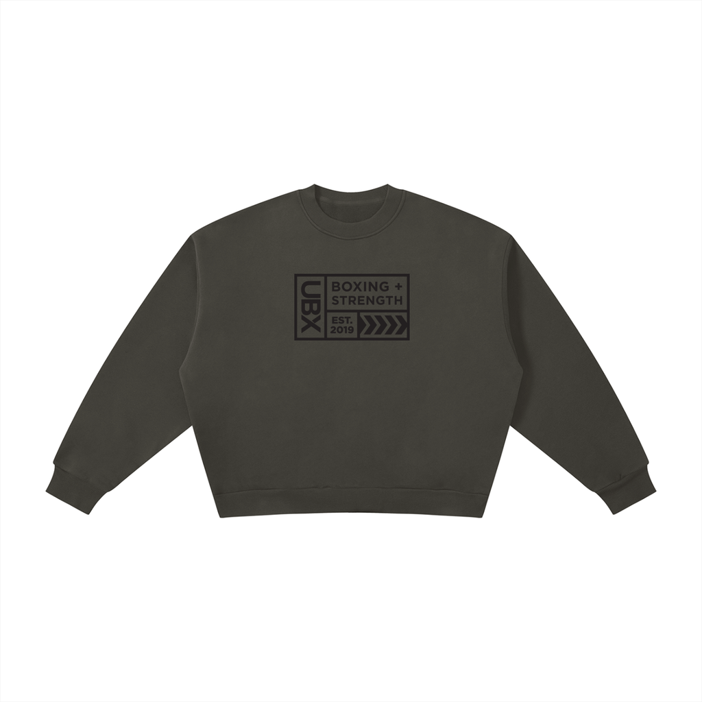 UBX Baseline Crewneck Sweater - Dark Print