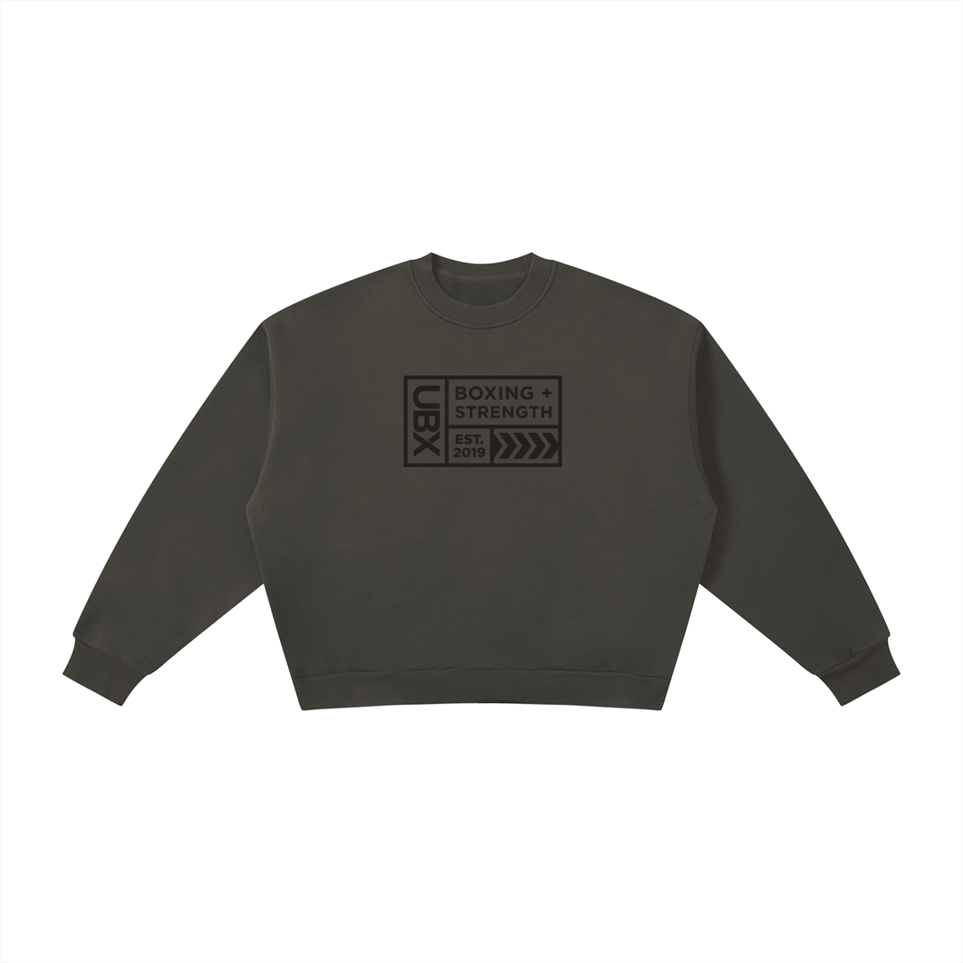 UBX Baseline Crewneck Sweater - Dark Print