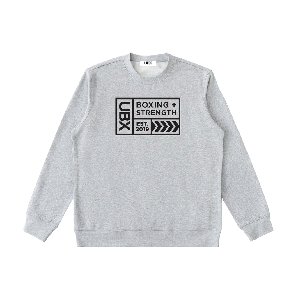 UBX Baseline Crewneck Sweater - Dark Print