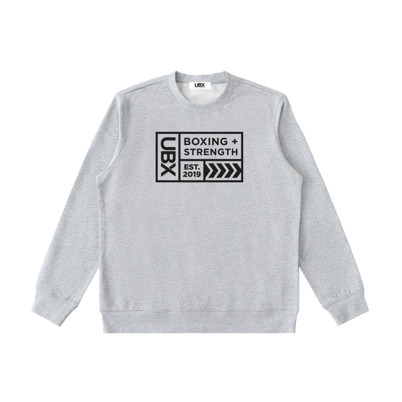 UBX Baseline Crewneck Sweater - Dark Print