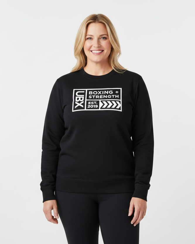 UBX Baseline Crewneck Sweater - Light Print